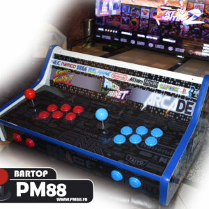 Kit panel arcade 2 joueurs complet pour raspberry - mini PC version blanche