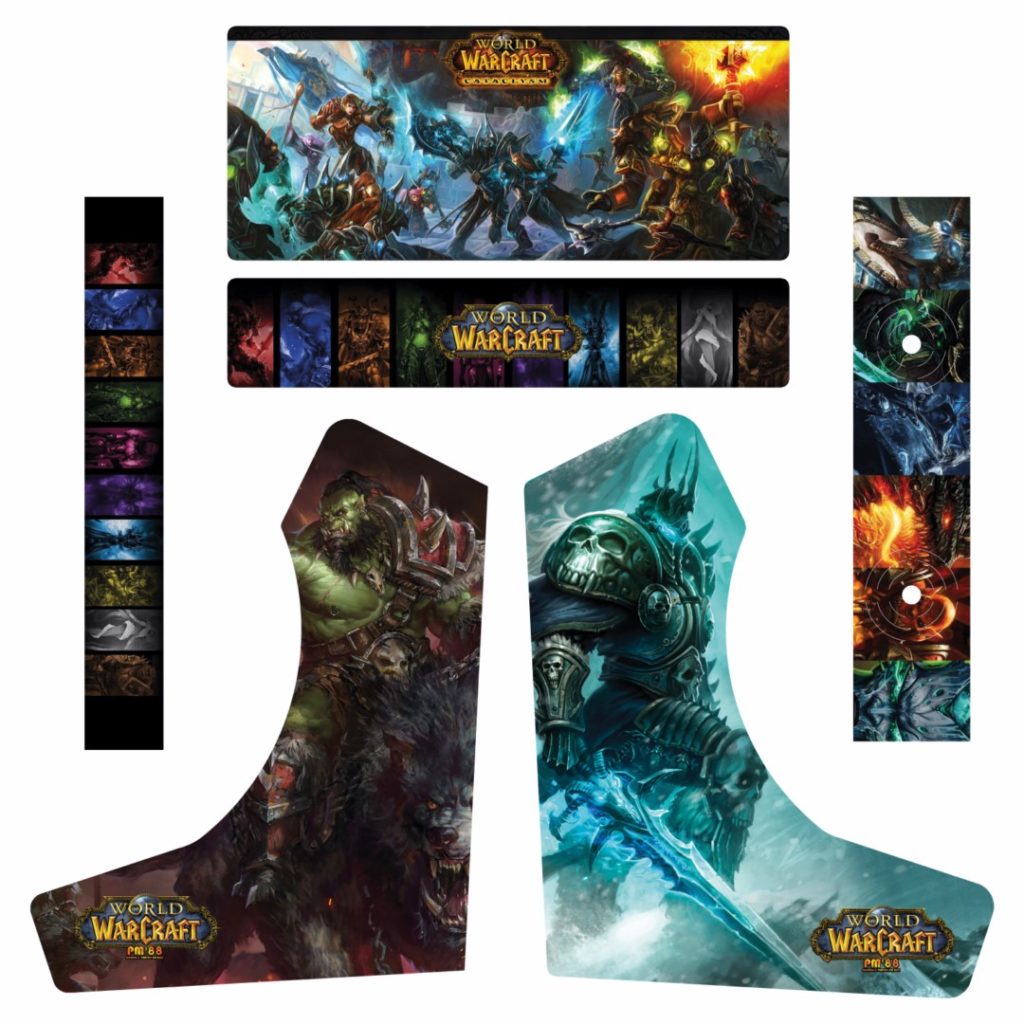 Stickers WORLD OF WARCRAFT pour Bartop PM88 PM88