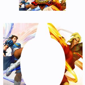 Stickers STREET FIGHTER V pour Socle PM88 XXL